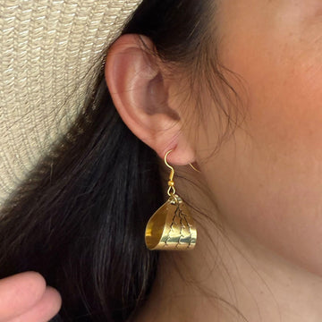 Moroccan Handmade Brass Earrings