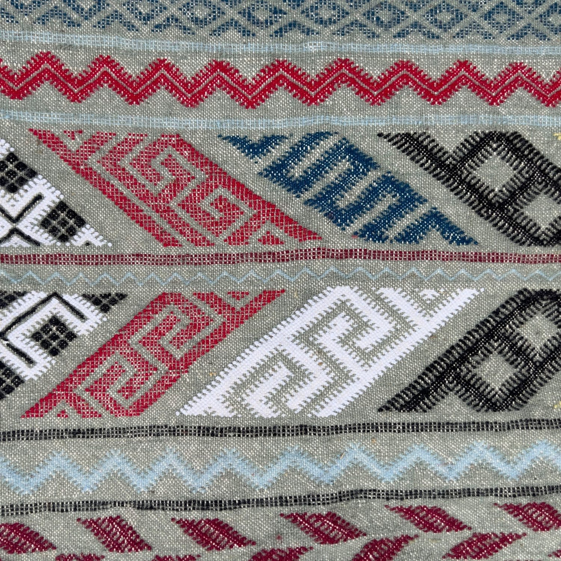 Bohemian Moroccan Rug – Earthy Multicolor Patterns