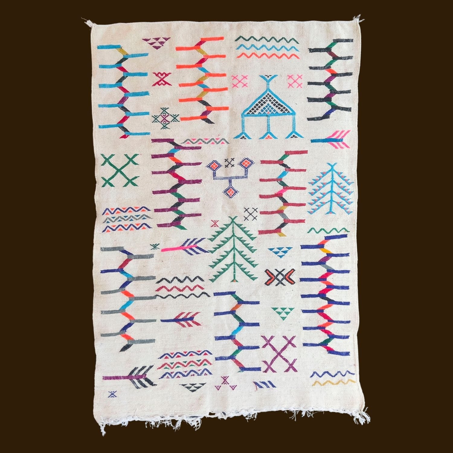 Modern Berber Rug – Vibrant Tribal Geometric Patterns